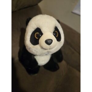 Aurora Lin Lin Panda Teddy Bear Realistic Plush Sitting 9in Super Soft EUC